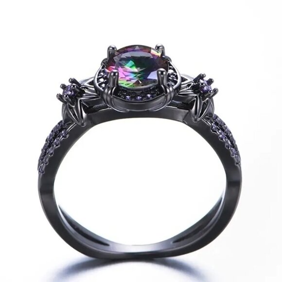 Black Zirconium Ring - Picture 2 of 2
